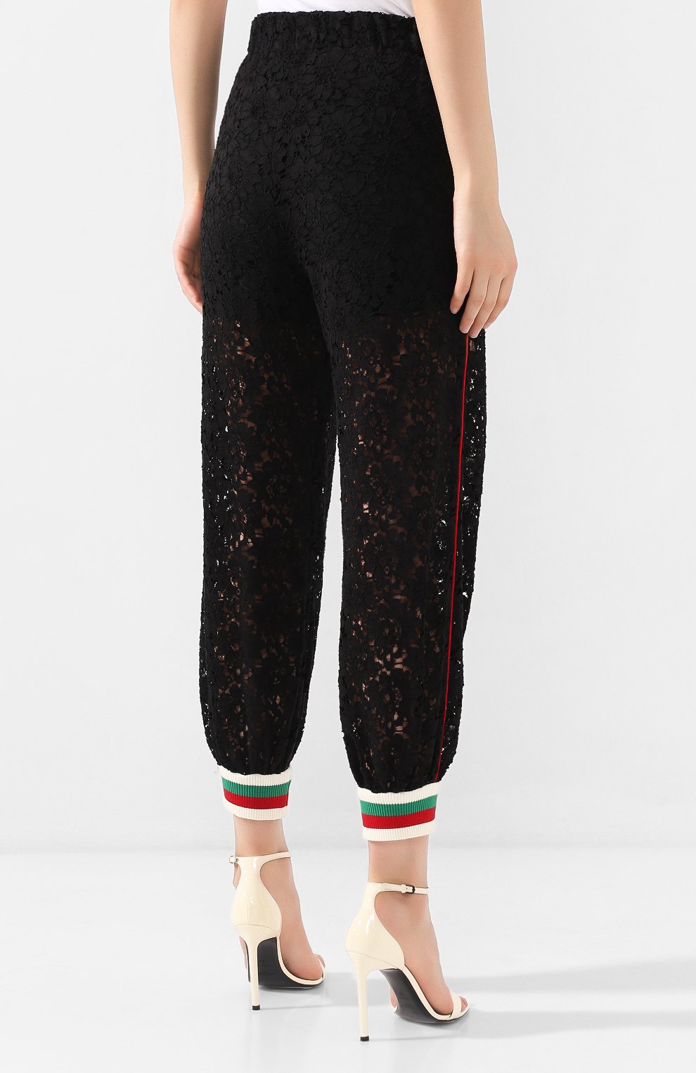 Кружевные джоггеры GUCCI, арт. 569496/ZJT76, фото 4