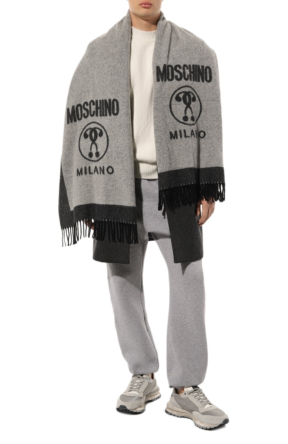 Шерстяной шарф MOSCHINO, арт. 30672/M2327, фото 2