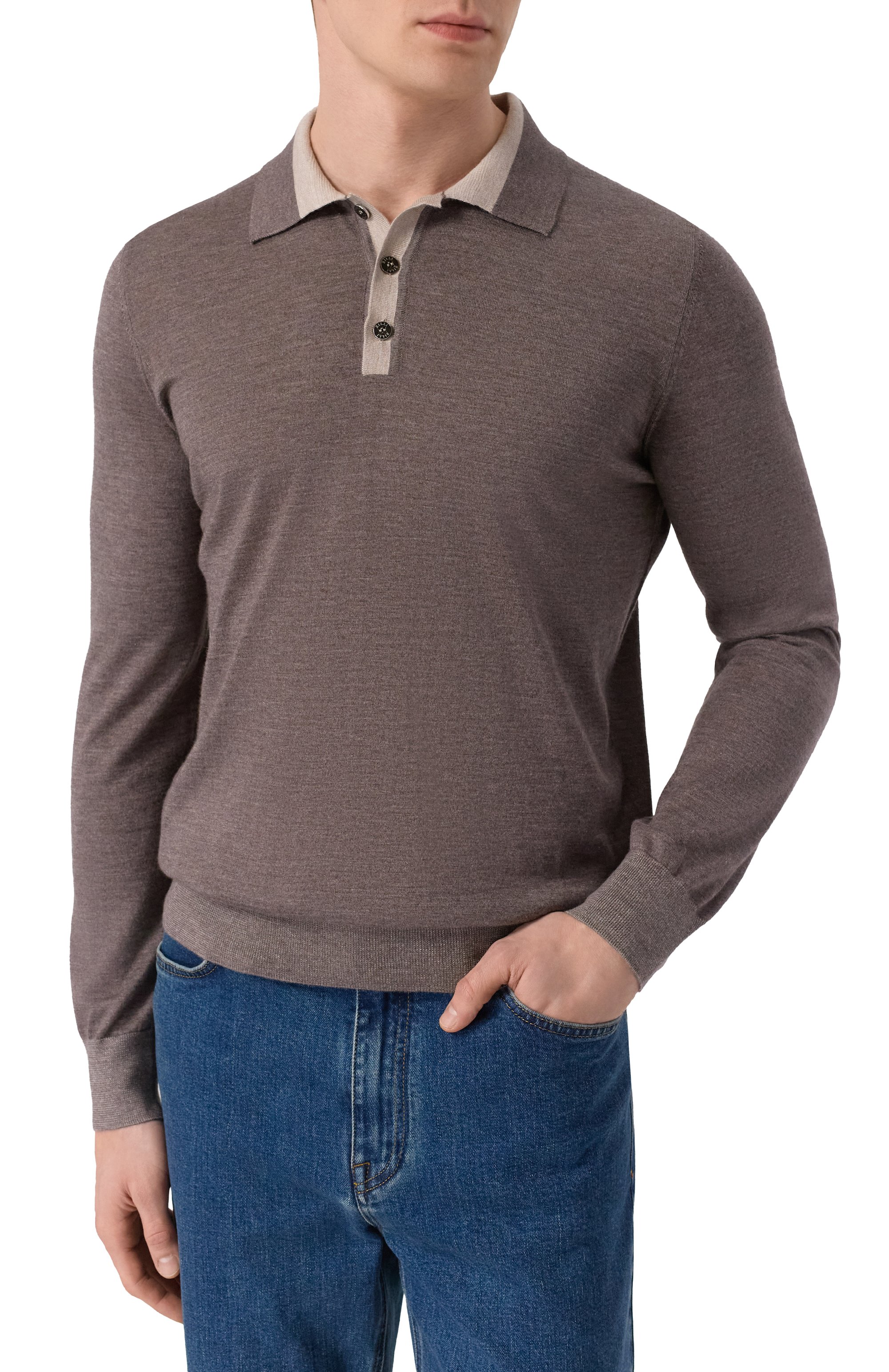 Поло из кашемира и шелка ZILLI, арт. KBP001M0342VMIC03, фото 3