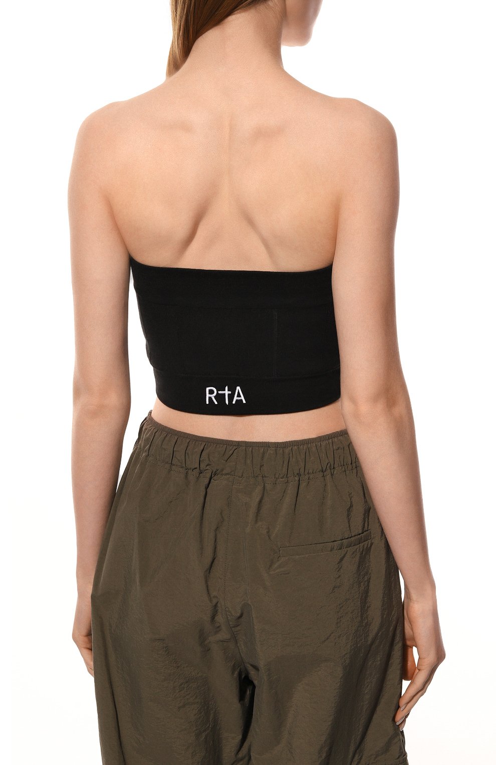 Хлопковый топ RTA, арт. WH0SKN-9033BLK, фото 4