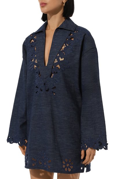 Джинсовое платье VALENTINO, арт. 5B3DA02L8BW, фото 3