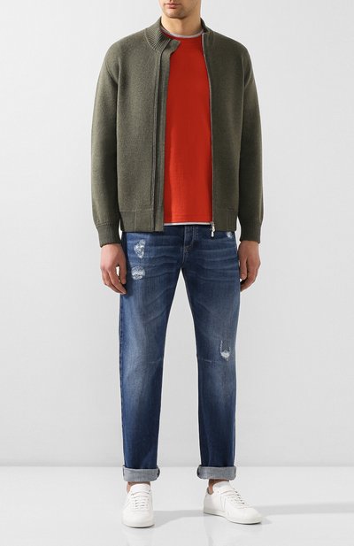 Хлопковая футболка BRUNELLO CUCINELLI, арт. M0T617427, фото 2