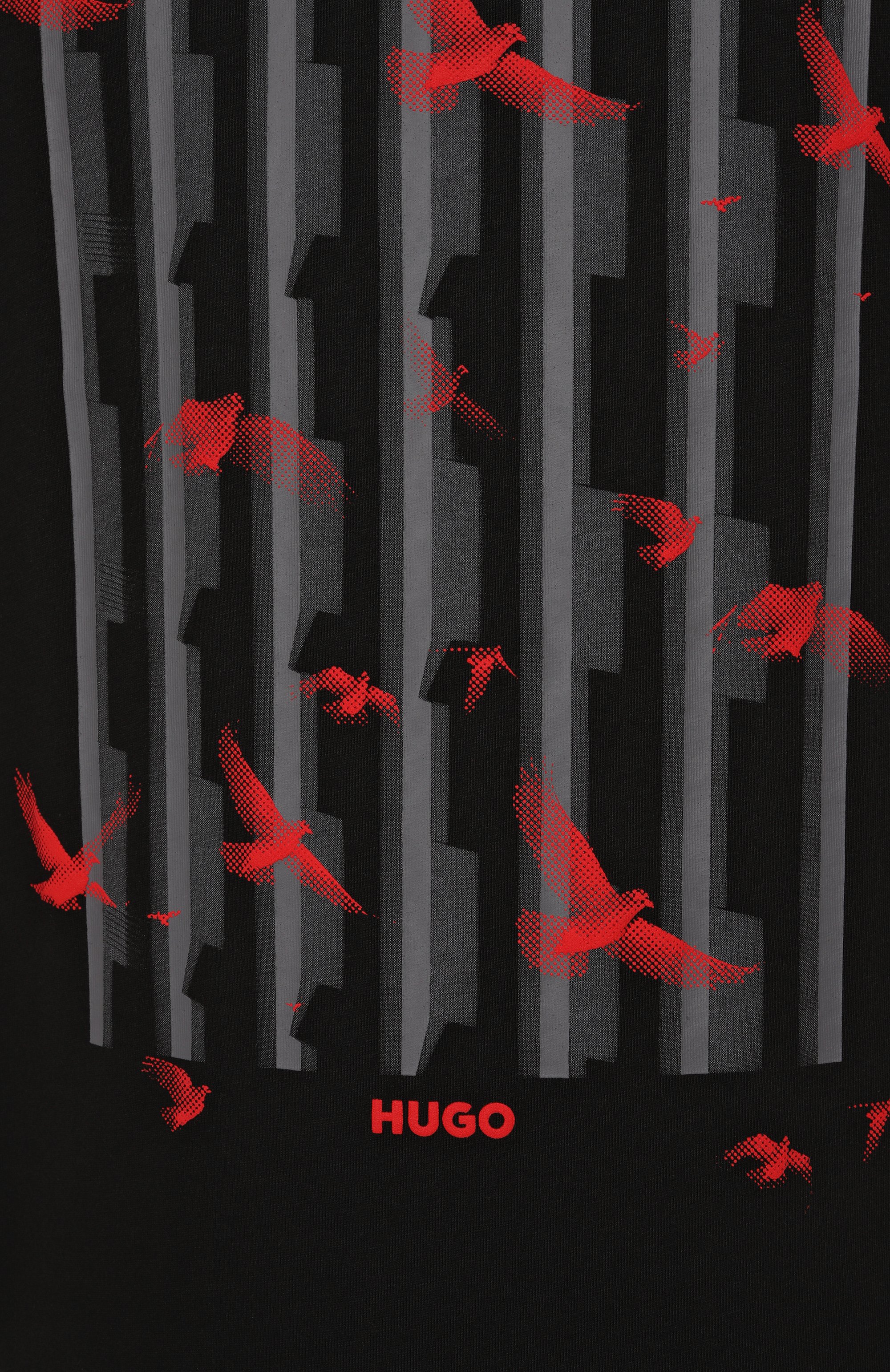 Хлопковая футболка HUGO, арт. 50542581, фото 6