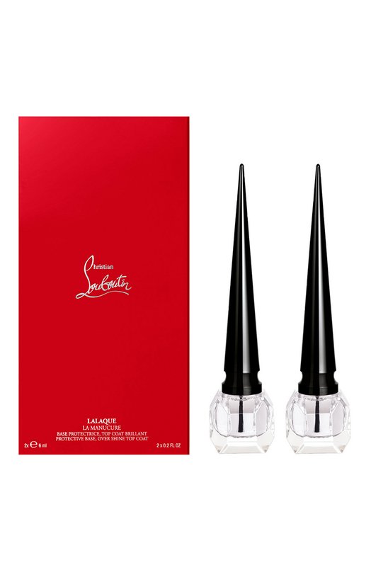 фото Набор для ухода за ногтями lalaque la manucure la base & le top coat (2x6ml) christian louboutin