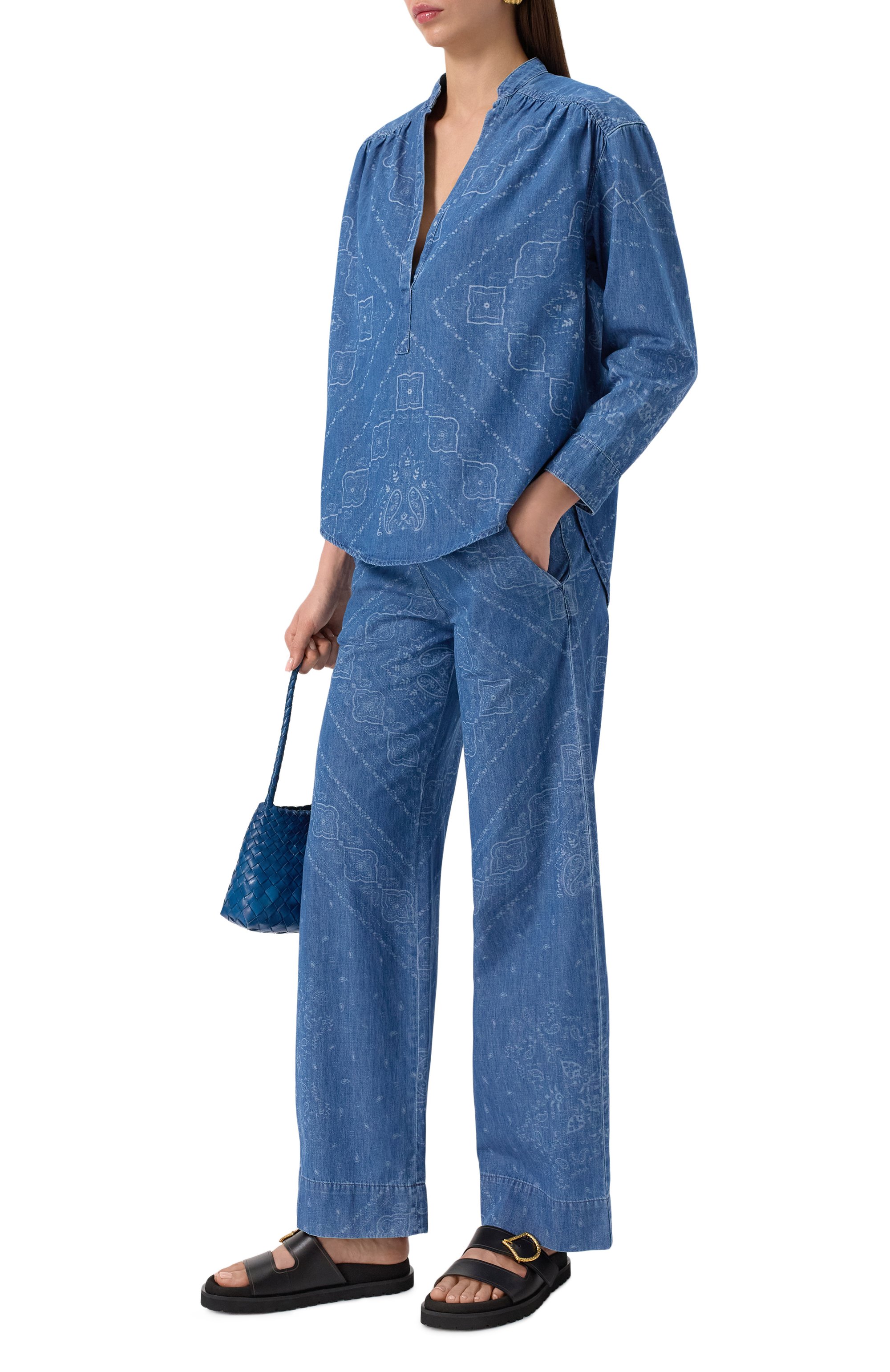 Кожаные шлепанцы sr sea scale SERGIO ROSSI, арт. B11510/MMVT06, фото 2