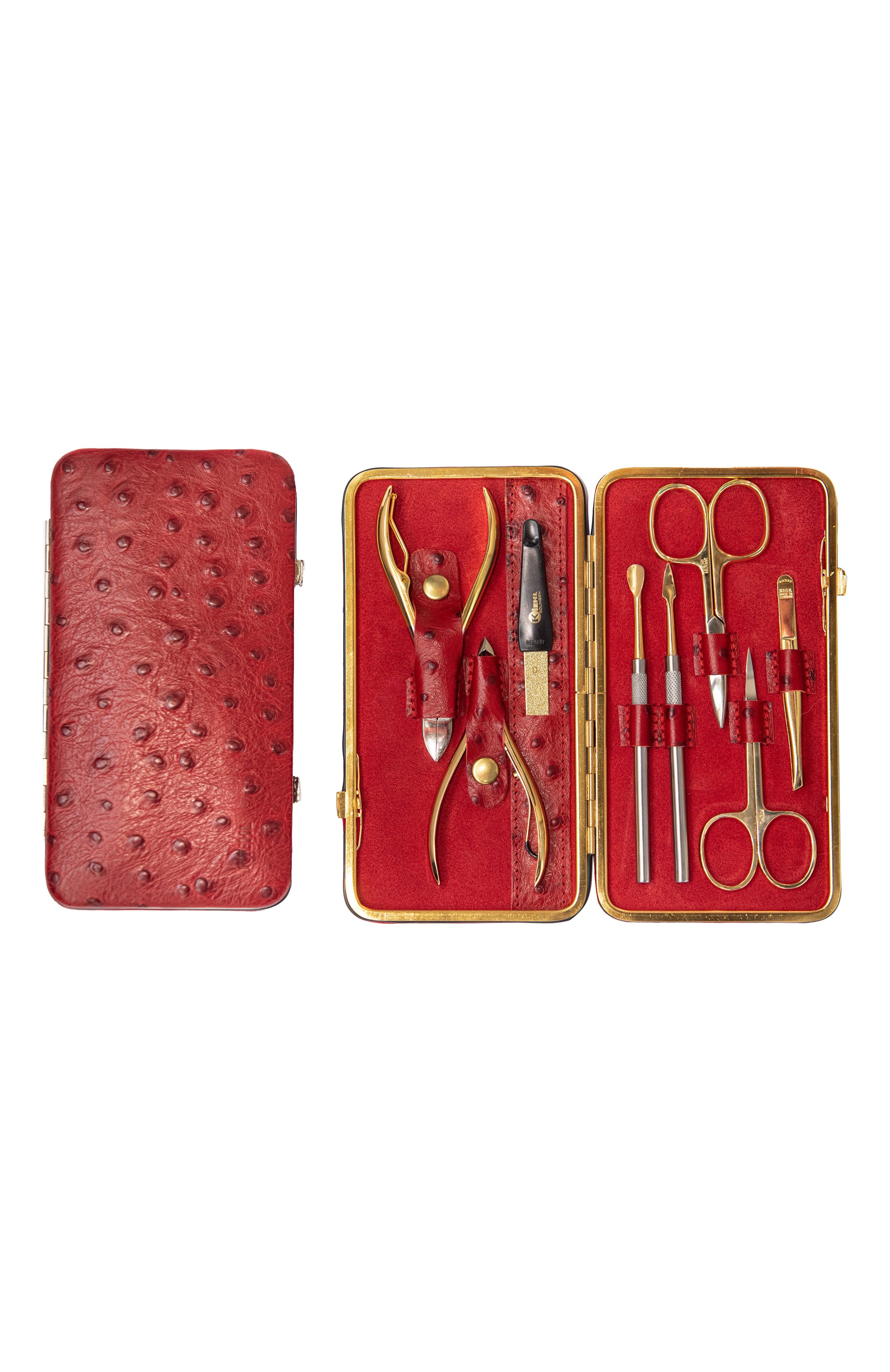 Маникюрный набор KIEHL SOLINGEN, арт. 9538/24 Struzzino red, фото 1