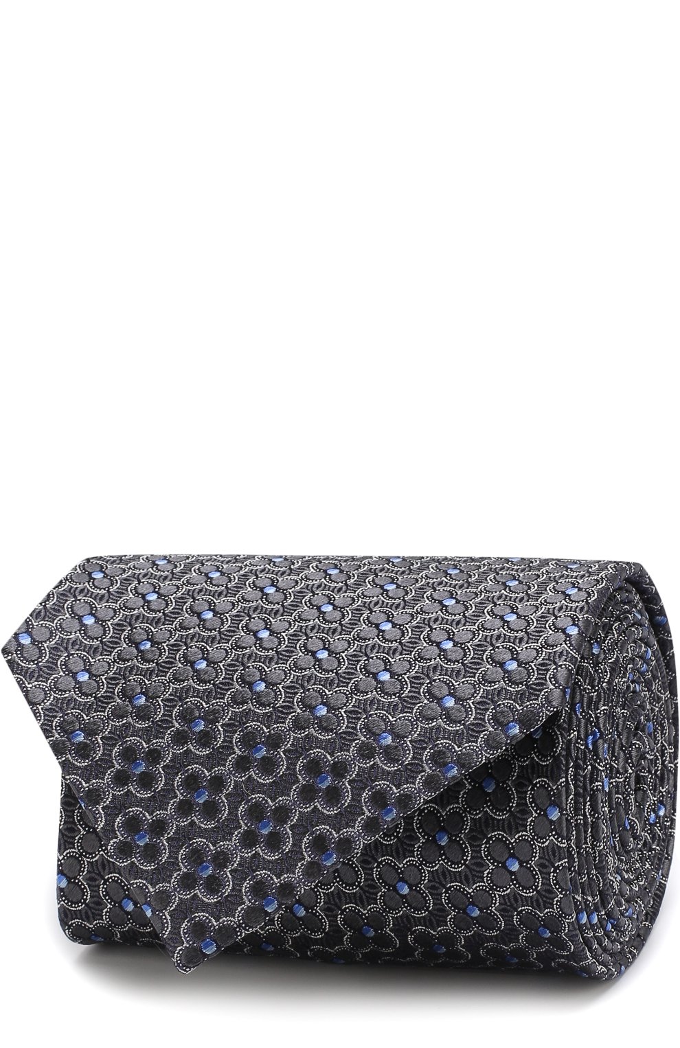 Шелковый галстук с узором ZEGNA, арт. Z3E00/1XW, фото 1