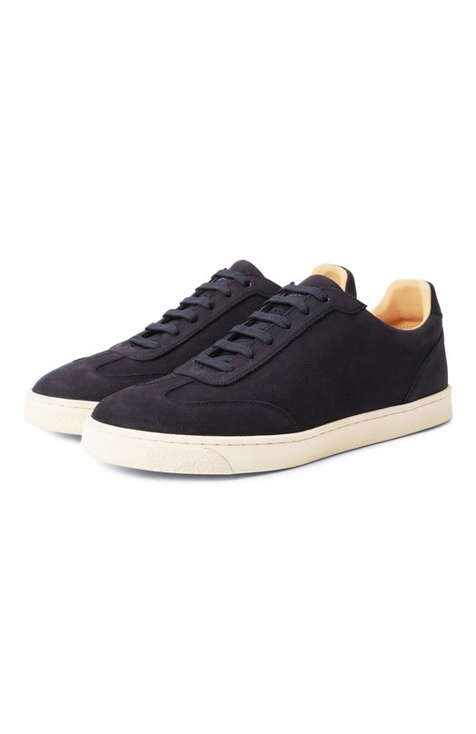 Кожаные кеды Hybrid Brunello Cucinelli MZUMSAN311 Синий MZUMSAN311