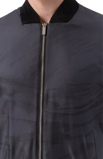 Шелковый бомбер ZILLI, арт. B0MB02M065124908A, фото 5