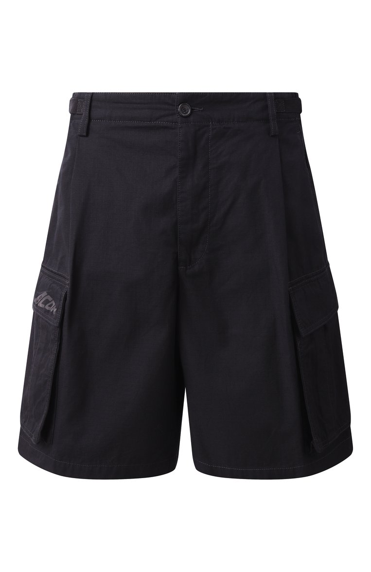 Мужские хлопковые шорты icon DSQUARED2 черного цвета, арт. S79MU0074/D35224 | Фото 1 (Длина Шорты М: Ниже колена; Случай: Повседневный; Стили: Кэжуэл; Принт: Без принта; Материал внешний: Хлопок)