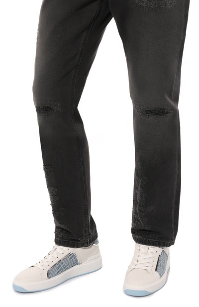 Комбинированные кеды b-court BALMAIN, арт. DM1VI321/LLTD, фото 3