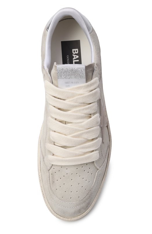 Замшевые кеды Ball Star Golden Goose Deluxe Brand GWF00913.F008069 Серый  GWF00913.F008069 Фото 6
