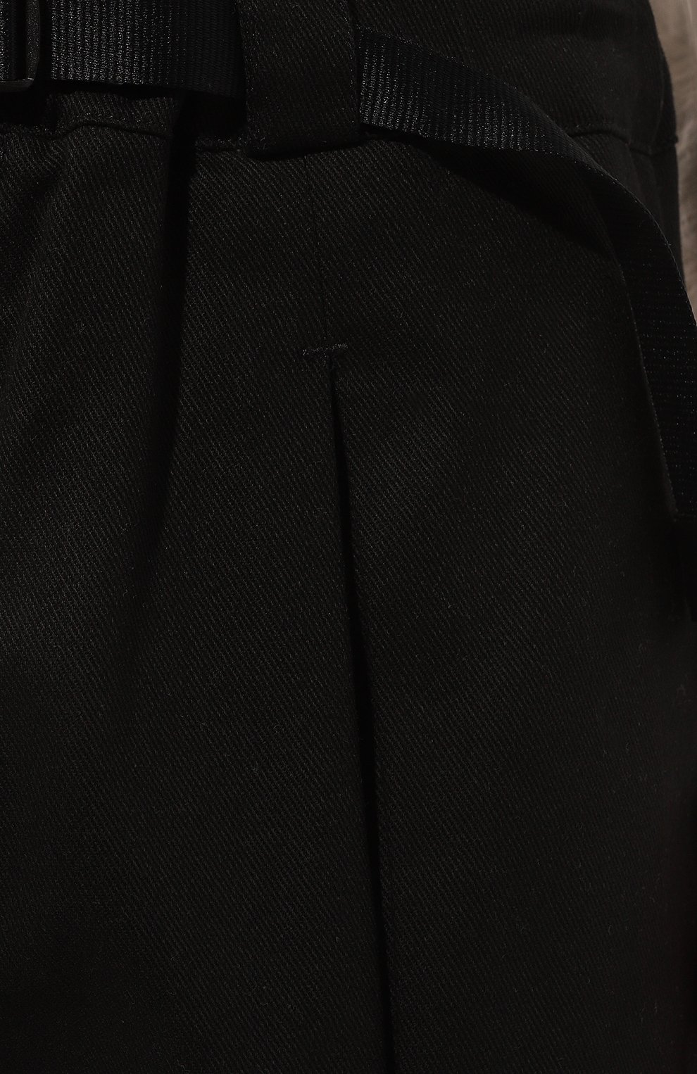 Хлопковые брюки WHITE SAND черного цвета по цене 26150 руб., арт. 24WSU92 300, фото 5 Хлопковые брюки WHITE SAND, арт. 24WSU92 300, фото 5