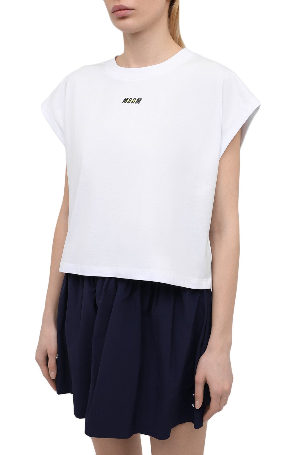 Хлопковая футболка MSGM, арт. 3045MDM02 217298, фото 3