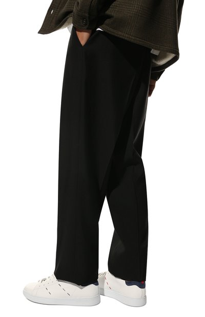 Кожаные кеды KITON, арт. USSN001X0716A, фото 3