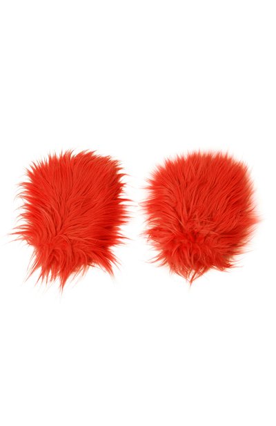 Митенки из экомеха GUCCI, арт. 609108 3SC58, фото 3