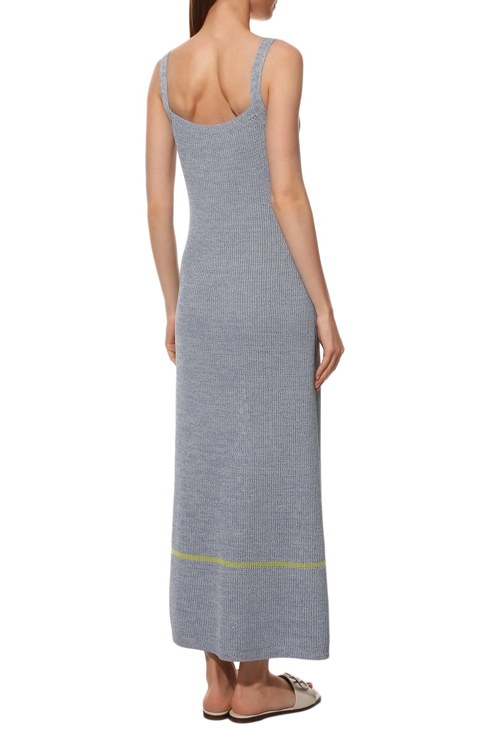 Хлопковое платье VIKA 2.0 голубого цвета по цене 27500 руб., арт. SS22-13114, фото 4 Хлопковое платье VIKA 2.0, арт. SS22-13114, фото 4