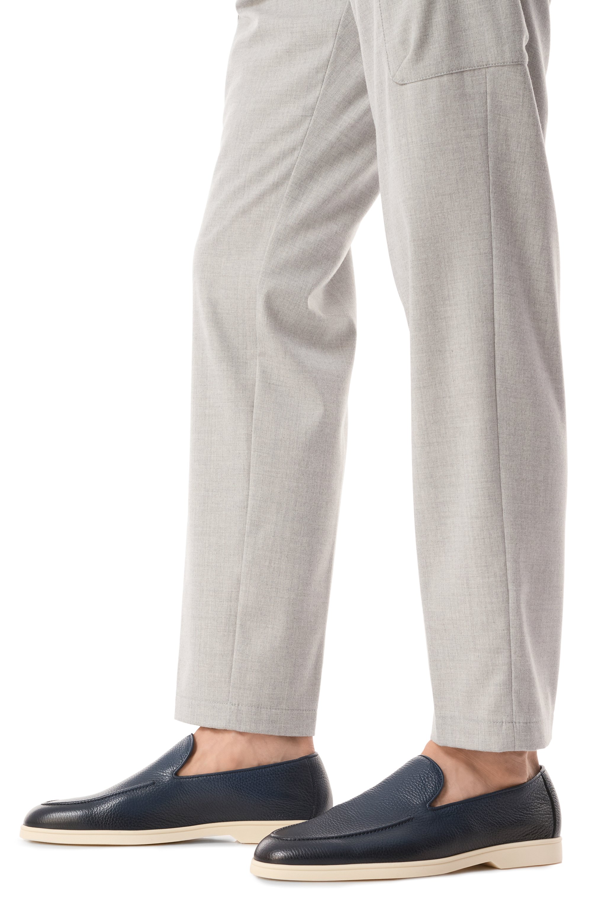 Кожаные лоферы DOUCAL'S, арт. DU3413NWMAUY215G, фото 3