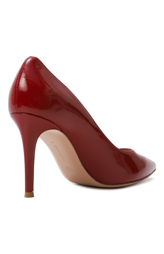 Лакированные туфли Gianvito 85 Gianvito Rossi G24580.85RIC.NUIR0UG Красный  G24580.85RIC.NUIR0UG Фото 5