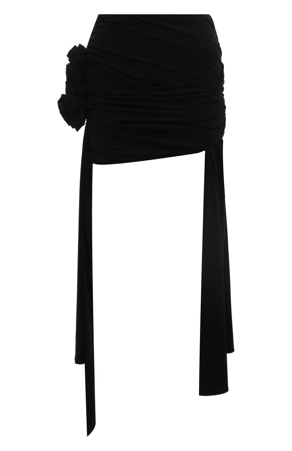 Юбка из вискозы MAGDA BUTRYM черного цвета по цене 146500 руб., арт. 150923, фото 1 Юбка из вискозы MAGDA BUTRYM, арт. 150923, фото 1