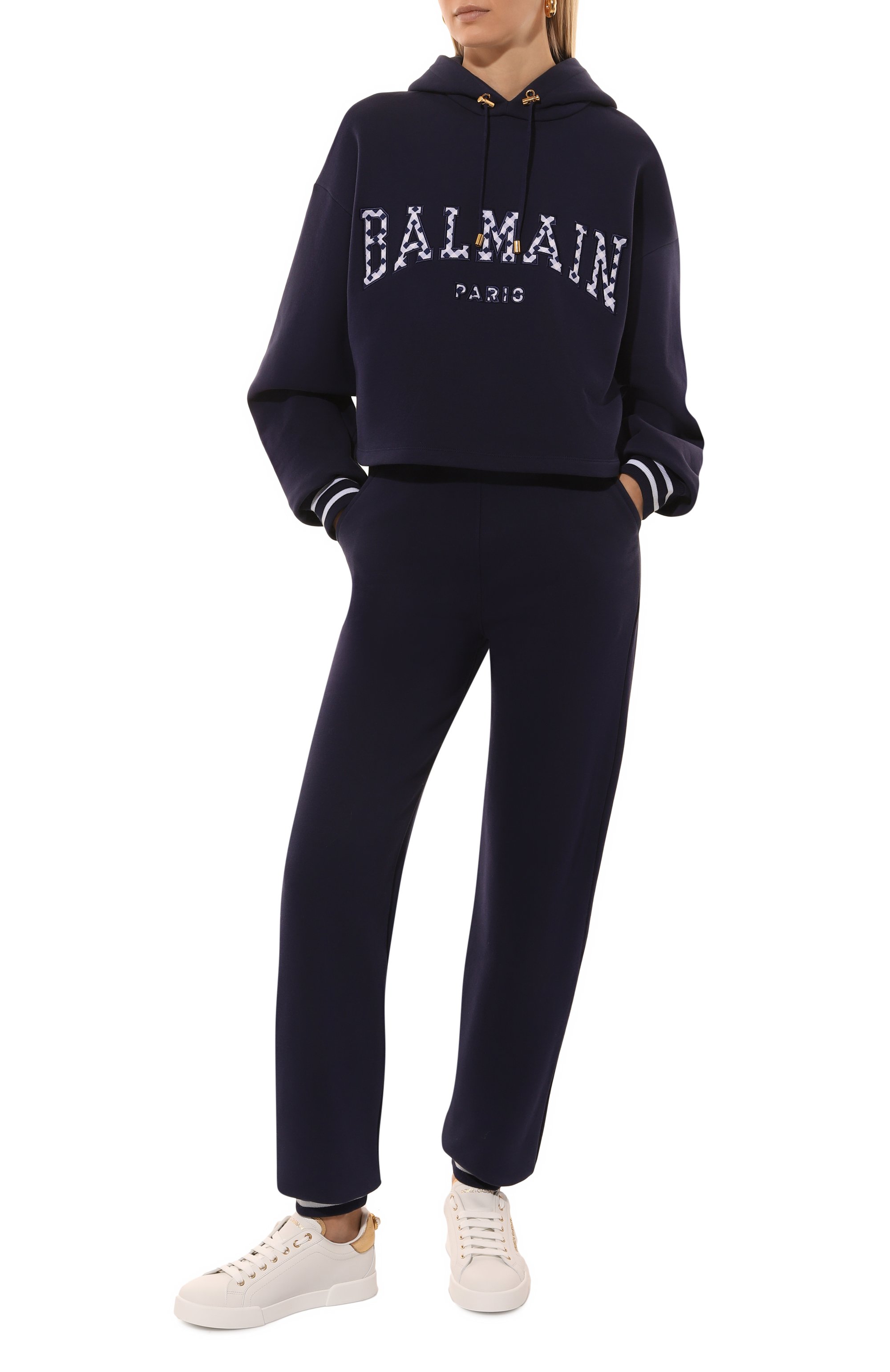 Хлопковые джоггеры BALMAIN, арт. DF00B014/BC83, фото 2