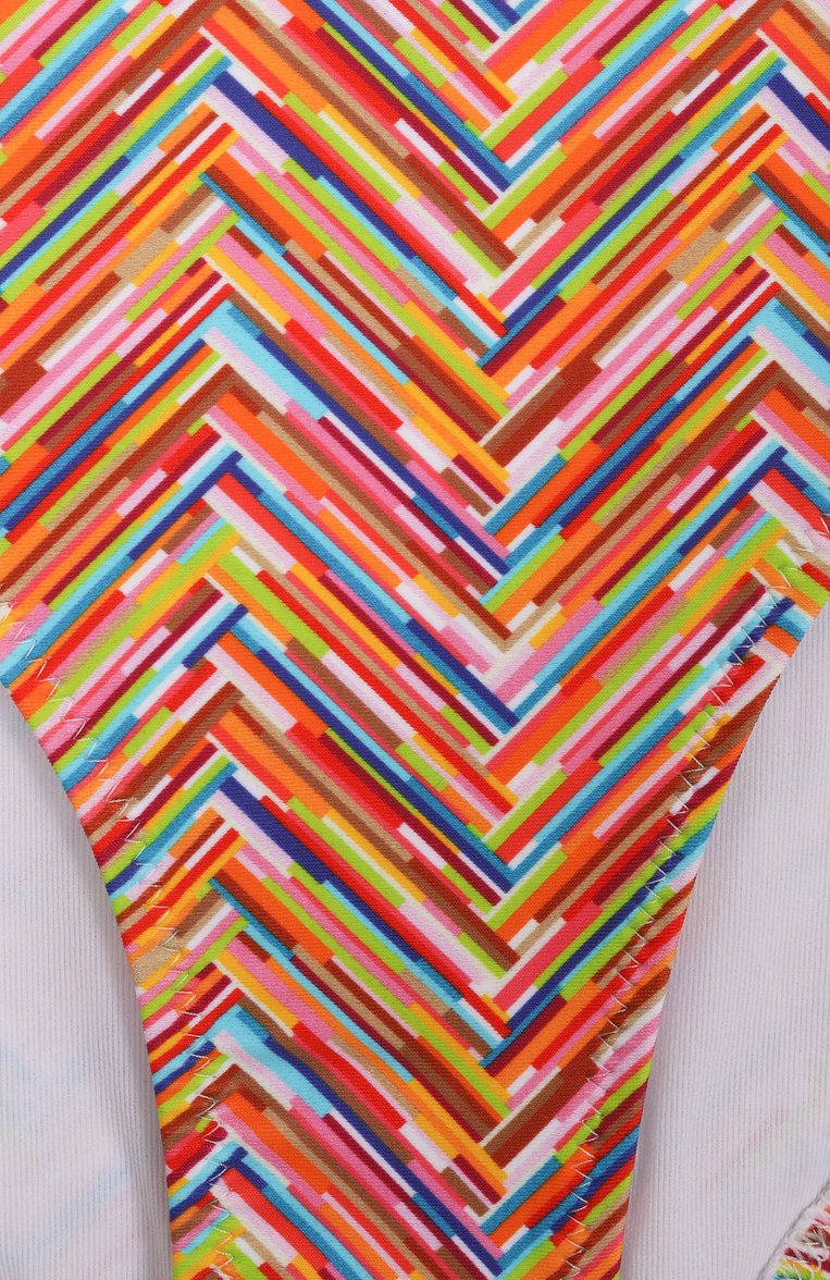 Детского раздельный купальник MISSONI разноцветного цвета, арт. MWCA19/Z2889/6-10 | Фото 7 (Нос: Не проставлено; Девочки Кросс-КТ: Купальники-пляж; Принт: С принтом; Материал внешний: Синтетический материал; Ростовка одежда: 6 лет | 116 см, 8 лет | 128 см, 10 - 11 лет | 140 - 146см)