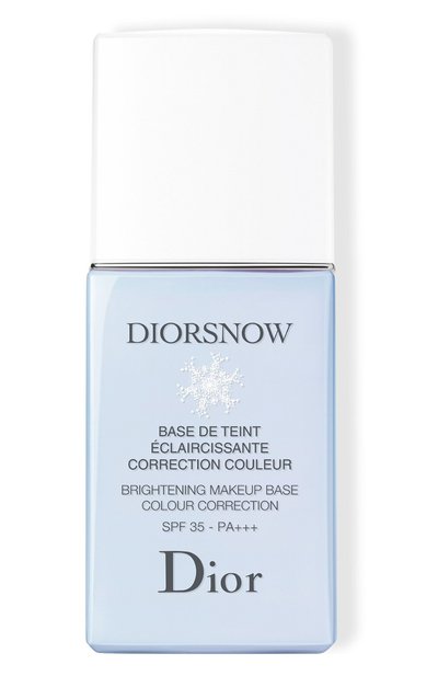 Женские корректирующая база под макияж diorsnow spf 35, голубой (30ml) DIOR, арт. F042432000