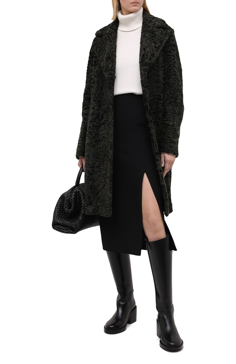 Шуба из каракульчи YVES SALOMON, арт. 21WYM33400AFGX, фото 2