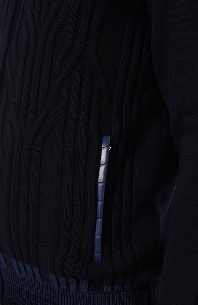 Кардиган из хлопка и шелка ZILLI, арт. KZMC01M0143VCR000, фото 5