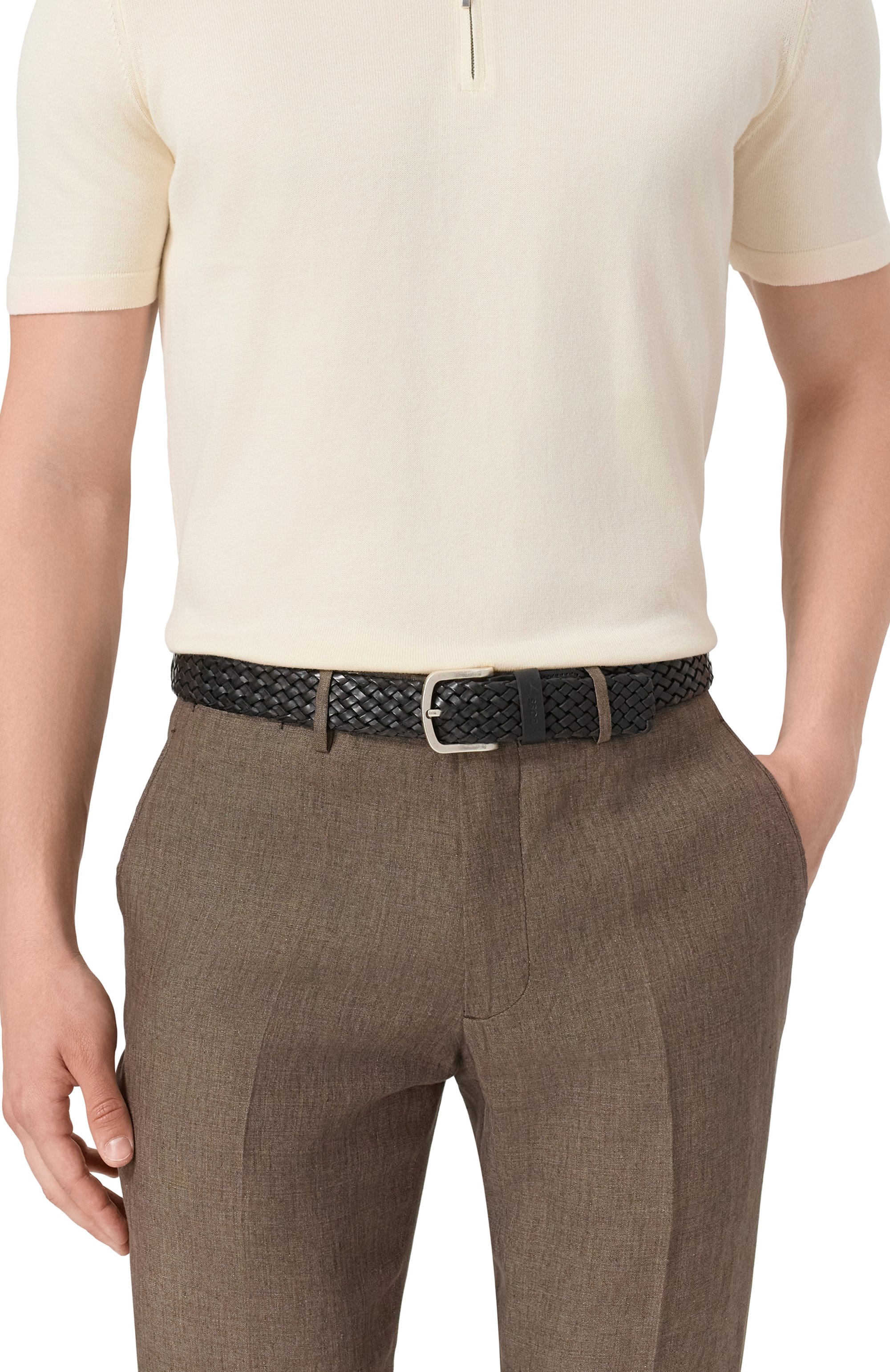 Кожаный ремень BOSS, арт. 50471279, фото 2