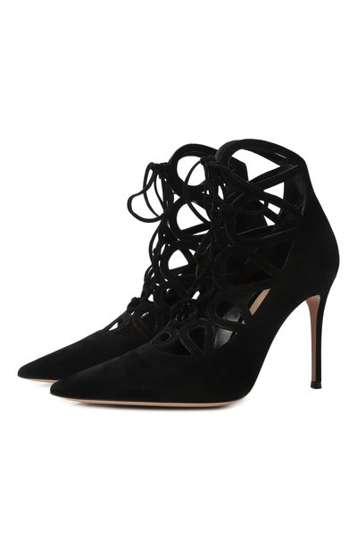 Женские замшевые туфли elisa 95 GIANVITO ROSSI, арт. G05629.95RIC.CAMNER0