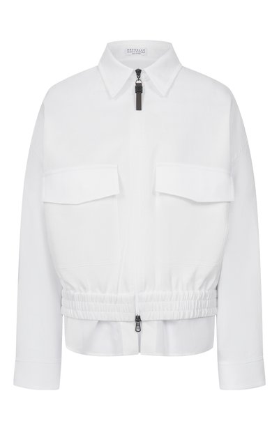Женская хлопковая куртка BRUNELLO CUCINELLI, арт. MQ986EJ706