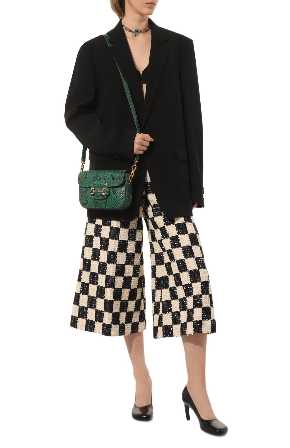 Сумка 1955 horsebit из питона GUCCI, арт. 658574 LU3BG, фото 7