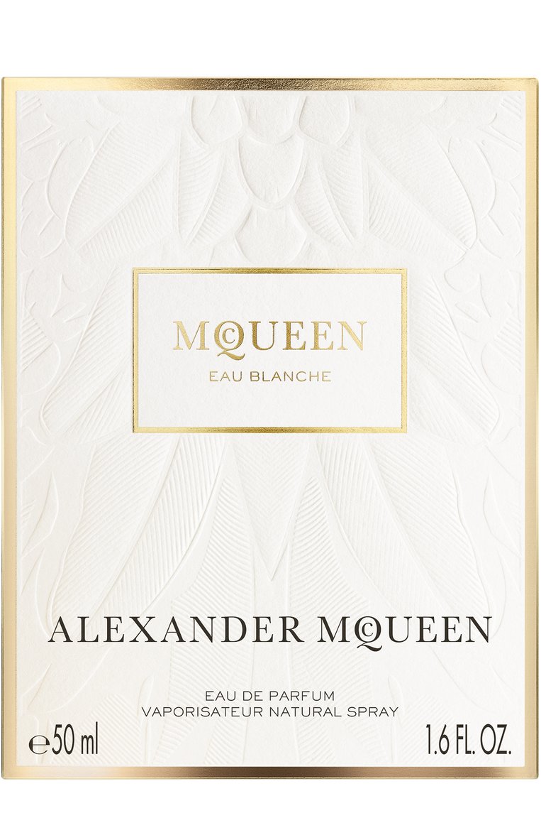 Парфюмерная вода mcqueen eau blanche (50ml) ALEXANDER MCQUEEN PERFUMES бесцветного цвета, арт. 8005610508481 | Фото 3 (Статус проверки: Проверена категория; Тип продукта - парфюмерия: Парфюмерная вода; Региональные ограничения белый список (Axapta Mercury): Не проставлено; Нос: Не проставлено; Ограничения доставки: flammable)