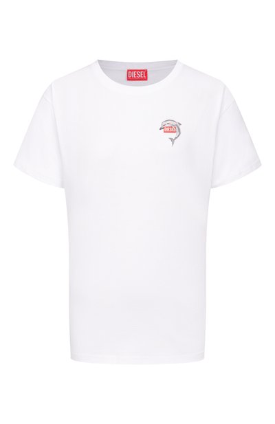 Женская хлопковая футболка DIESEL, арт. A21920/0JMBD