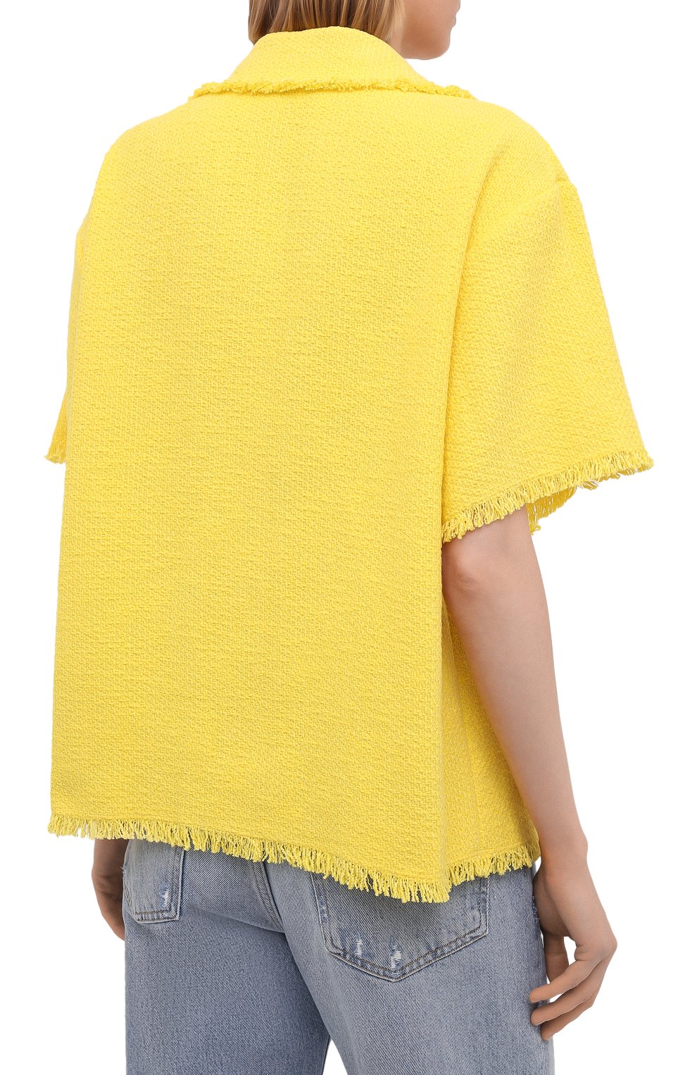Хлопковый жакет MSGM, арт. 3042MDE109X 217306, фото 4