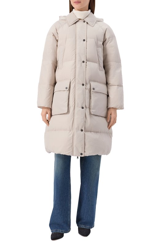 Пуховик Brunello Cucinelli MG5019946 Кремовый  MG5019946 Фото 3