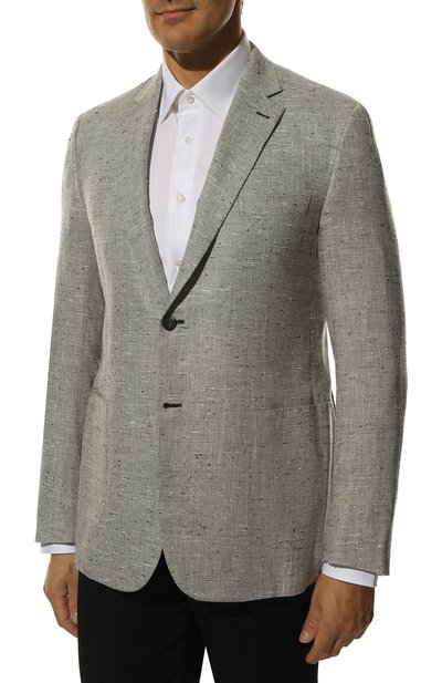 Пиджак из шелка и кашемира BRIONI, арт. RG0J0M/P842M/BRUNIC0, фото 3