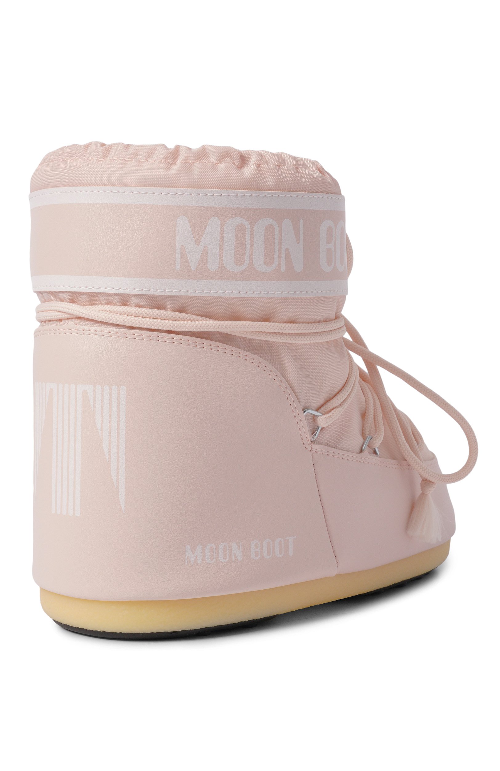 Текстильные полусапоги icon low MOON BOOT светло-розового цвета по цене 23100 руб., арт. 80D1409340, фото 5 Текстильные полусапоги icon low MOON BOOT, арт. 80D1409340, фото 5