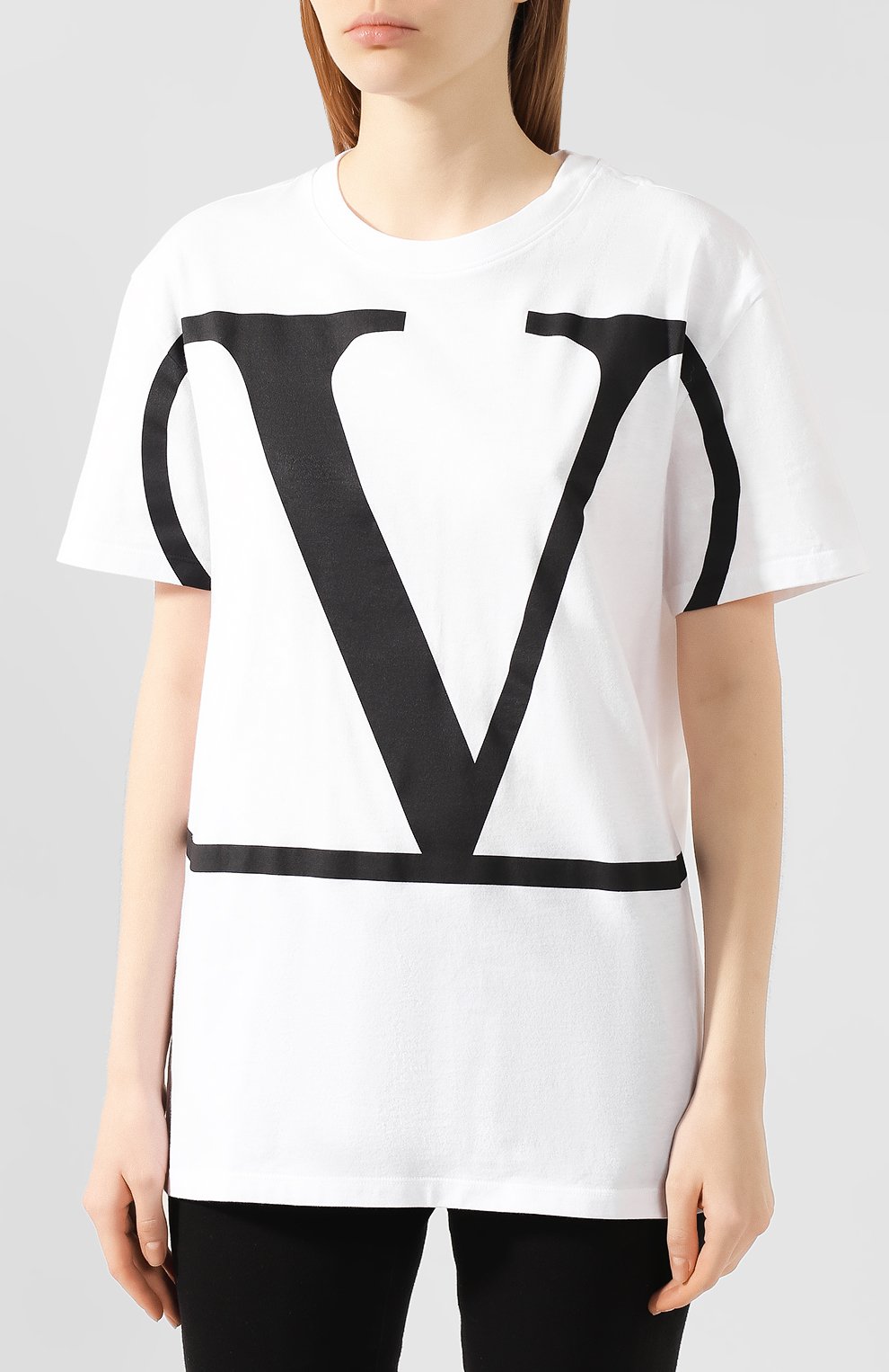 Хлопковая футболка VALENTINO, арт. TB3MG04K55M, фото 3