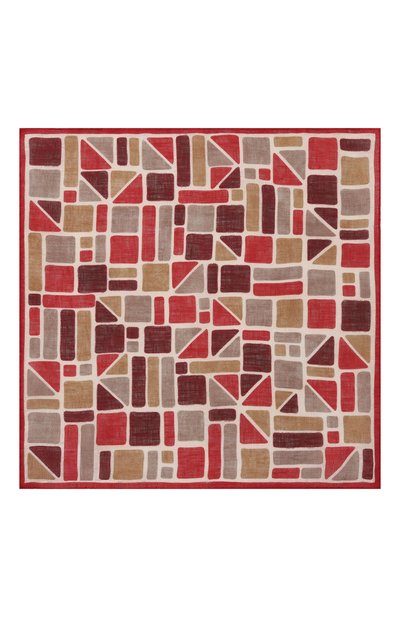 Льняной платок ALTEA красного цвета по цене 5645 руб., арт. 2358436, фото 3 Льняной платок ALTEA, арт. 2358436, фото 3