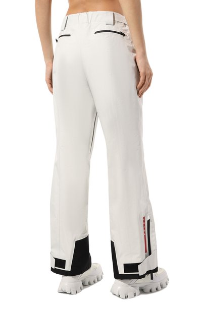 Брюки PRADA белого цвета по цене 165000 руб., арт. 22H807-1VAN-F0K74-192, фото 4 Брюки PRADA, арт. 22H807-1VAN-F0K74-192, фото 4