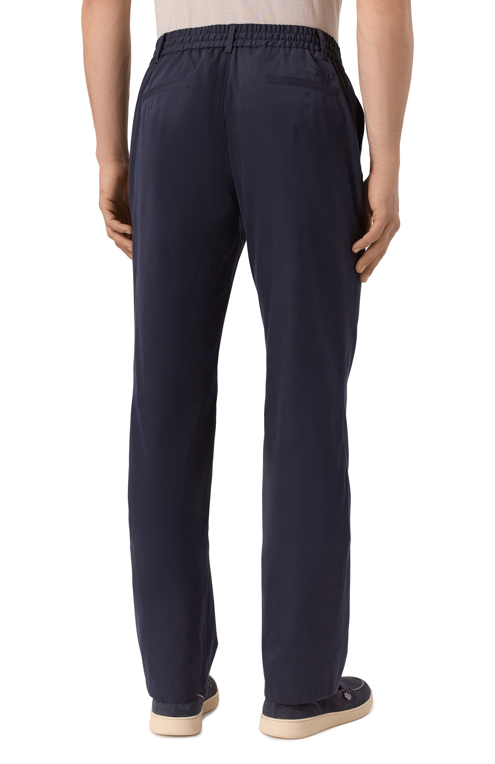 Брюки из хлопка и шелка ZILLI, арт. CP201CM010790043U, фото 4