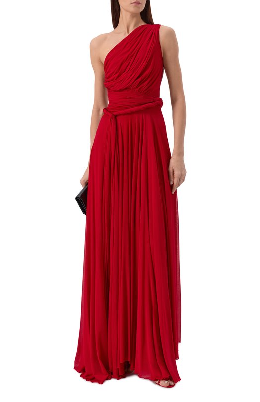 Платье из вискозы Giambattista Valli 26SSPVTE5182/14JER Красный  26SSPVTE5182/14JER Фото 2