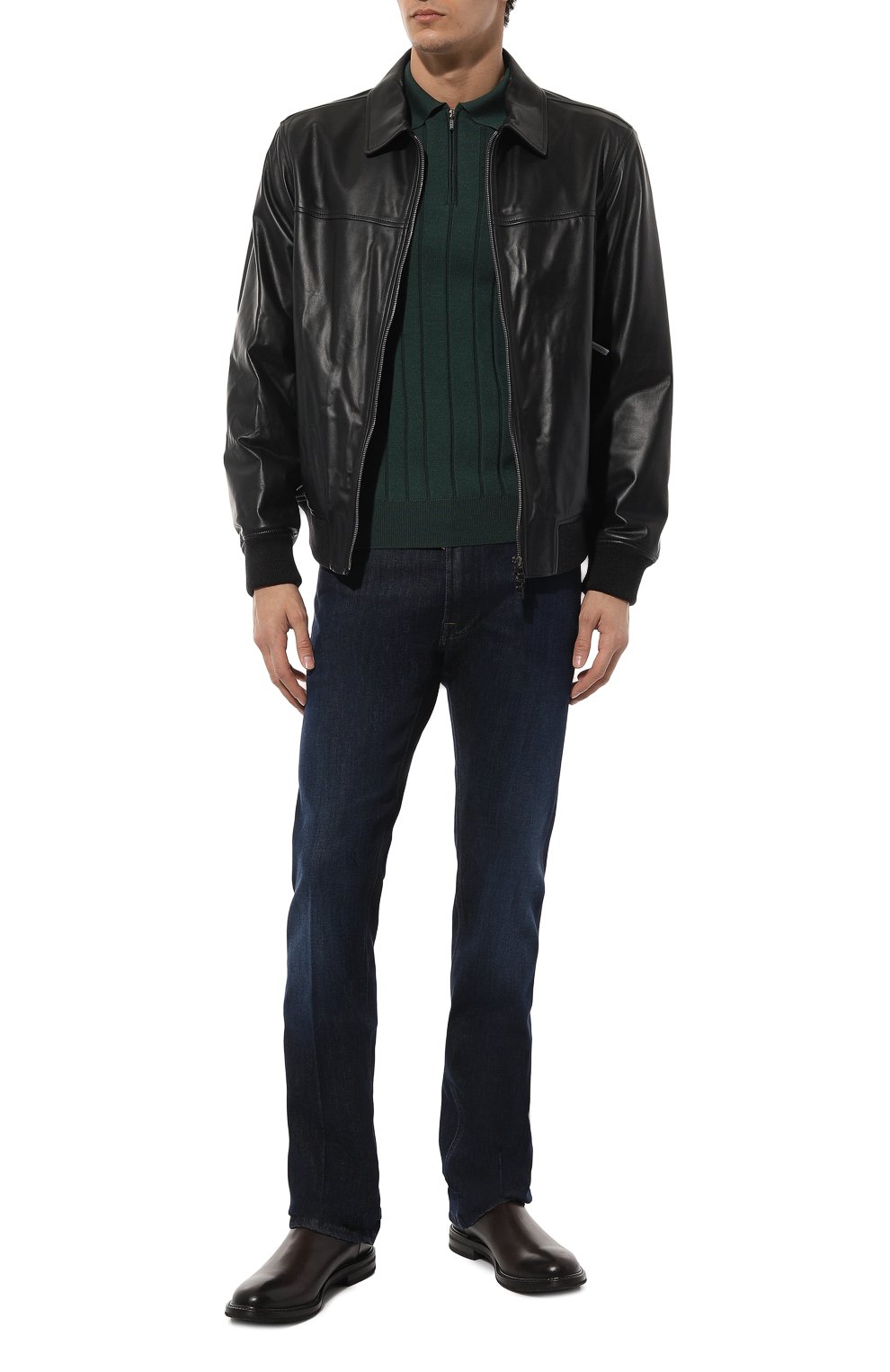 Поло из шерсти и шелка ZILLI, арт. KZP001M0230VH0000, фото 2