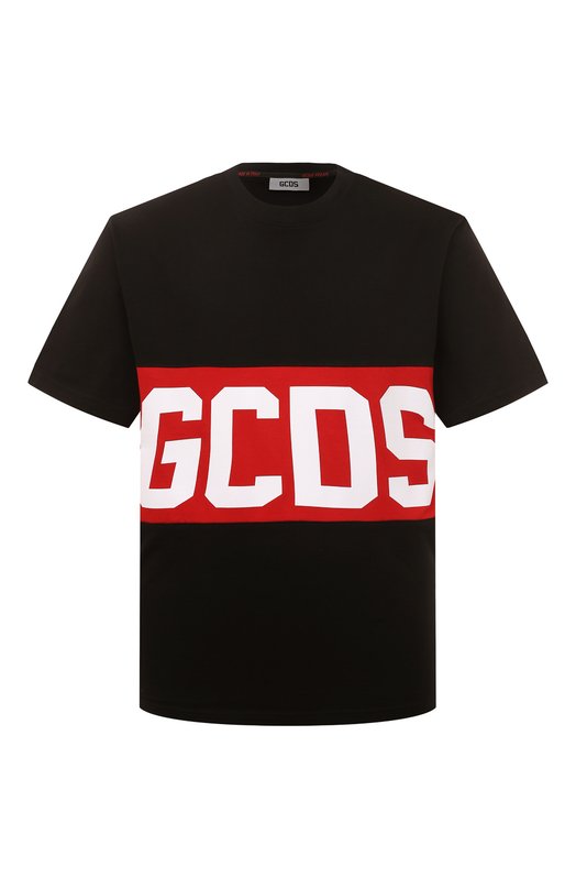 

Хлопковая футболка GCDS, Чёрный