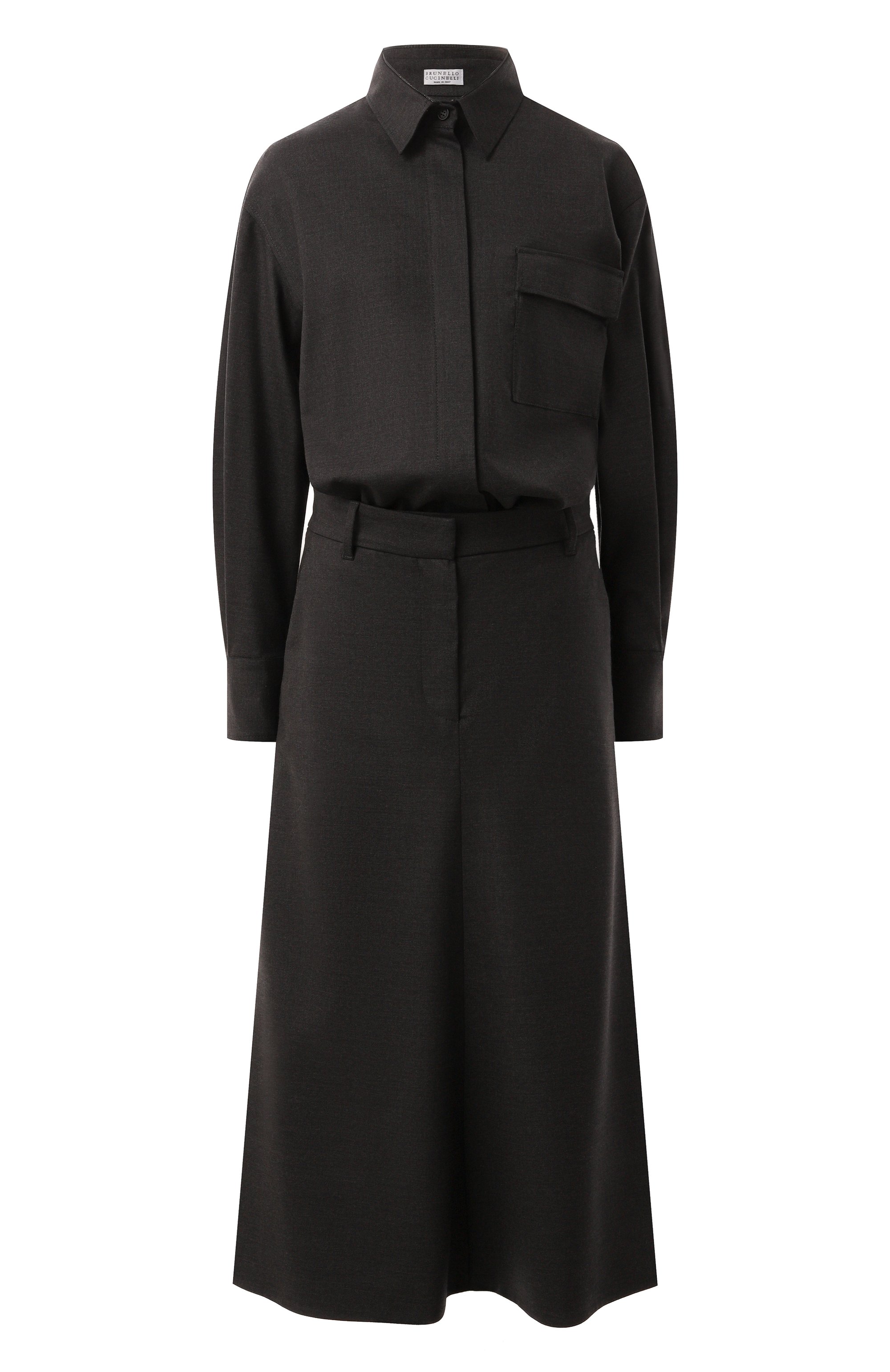 Шерстяное платье BRUNELLO CUCINELLI, арт. MG912A5271, фото 1