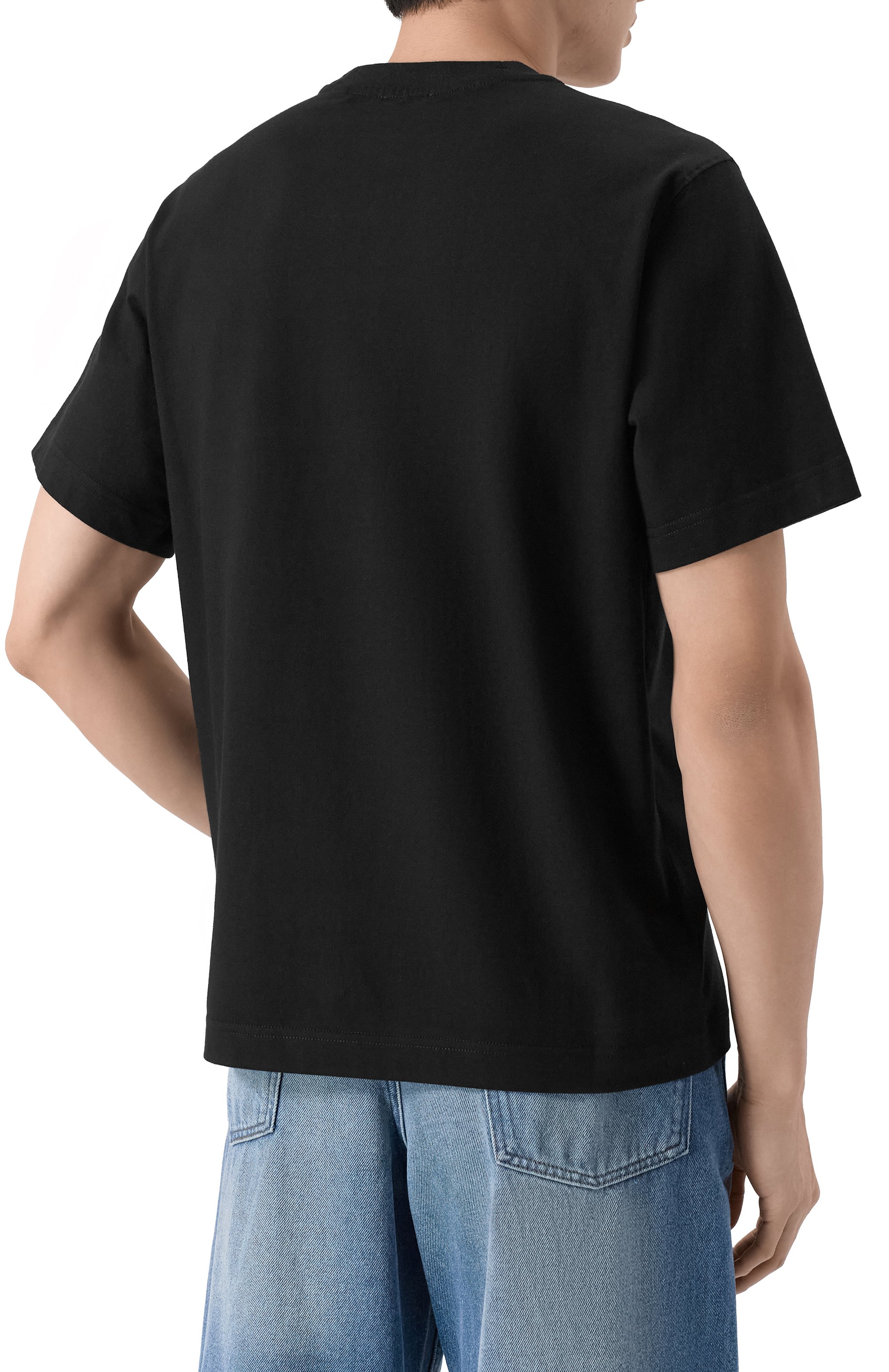 Хлопковая футболка BURBERRY, арт. 8122387, фото 4