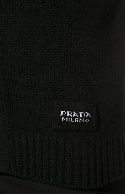 Кашемировый кардиган PRADA, арт. UMG053-1KVZ-F0002-211, фото 5