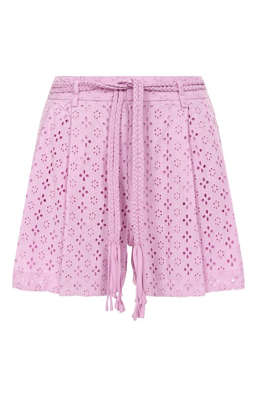 Хлопковые шорты Poupette St Barth WHNR25Z0LC5 Розовый WHNR25Z0LC5